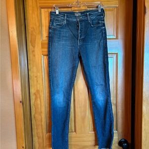 Mother jeans The Stunner Fray Roasting Nuts size 26